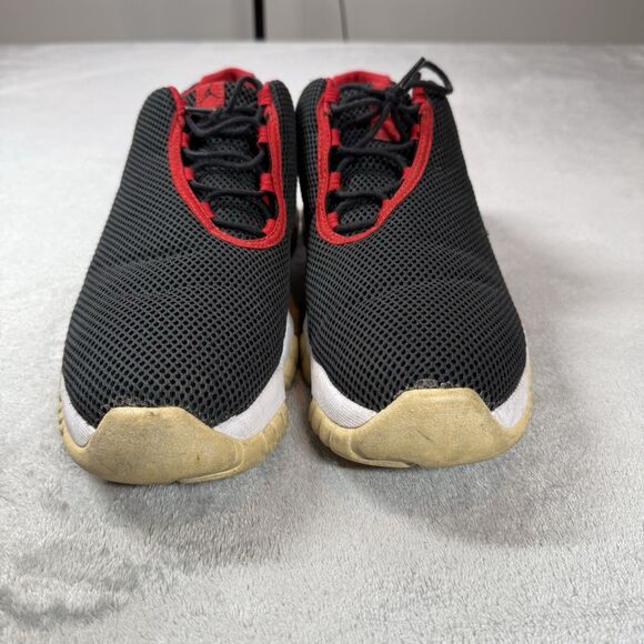 Size 12 - Air Jordan Future Low Black Red Basketball Sport Athlete Workout - Picture 5 of 9